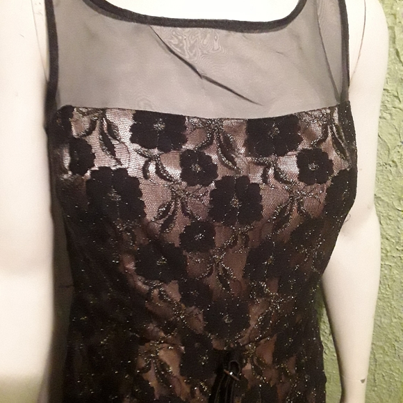 Black Lace Dress - Picture 2 of 6